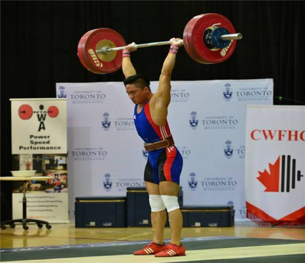 Royce Rabanal 1st Canadian Senior National Weightlifting Championships