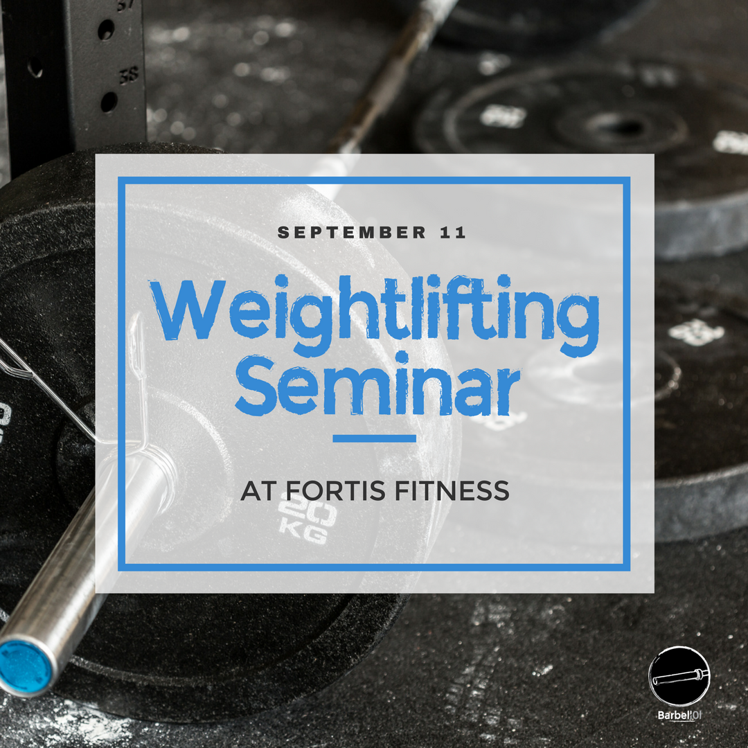 Fall Seminar Series Olympic Weightlifting